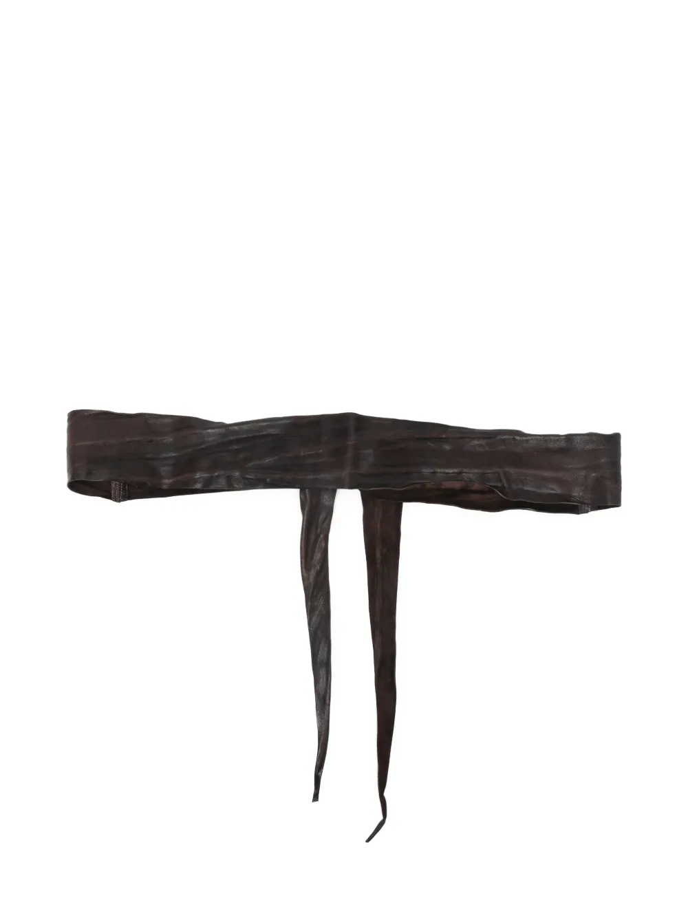 SOMMET leather belt - Bruin