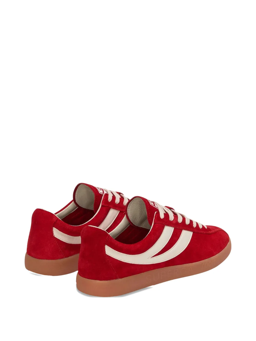 Superga 1960 Capri Sport Striped Sneakers In Red