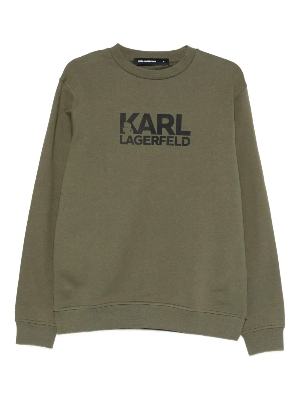 Karl Lagerfeld logo-print sweatshirt | Green | Image 1