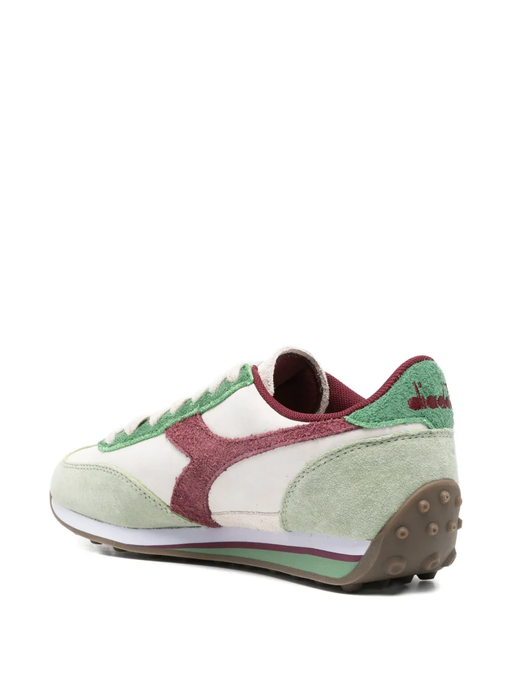 Diadora Rally suède sneakers met vlakken Groen