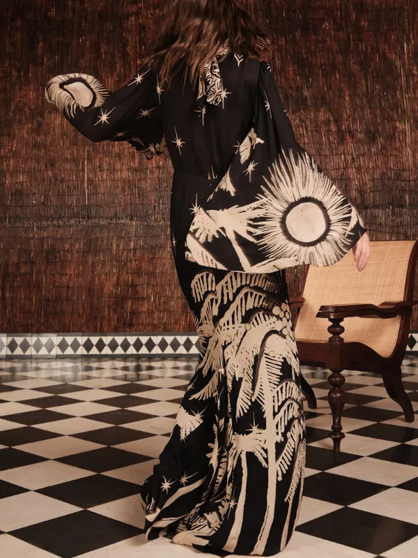 johanna ortiz black and white dress Johanna Ortiz Santa Cruz Maxi Dress