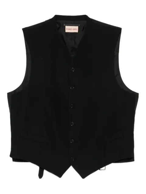Romeo Gigli Pre-Owned 1990s black waistcoat