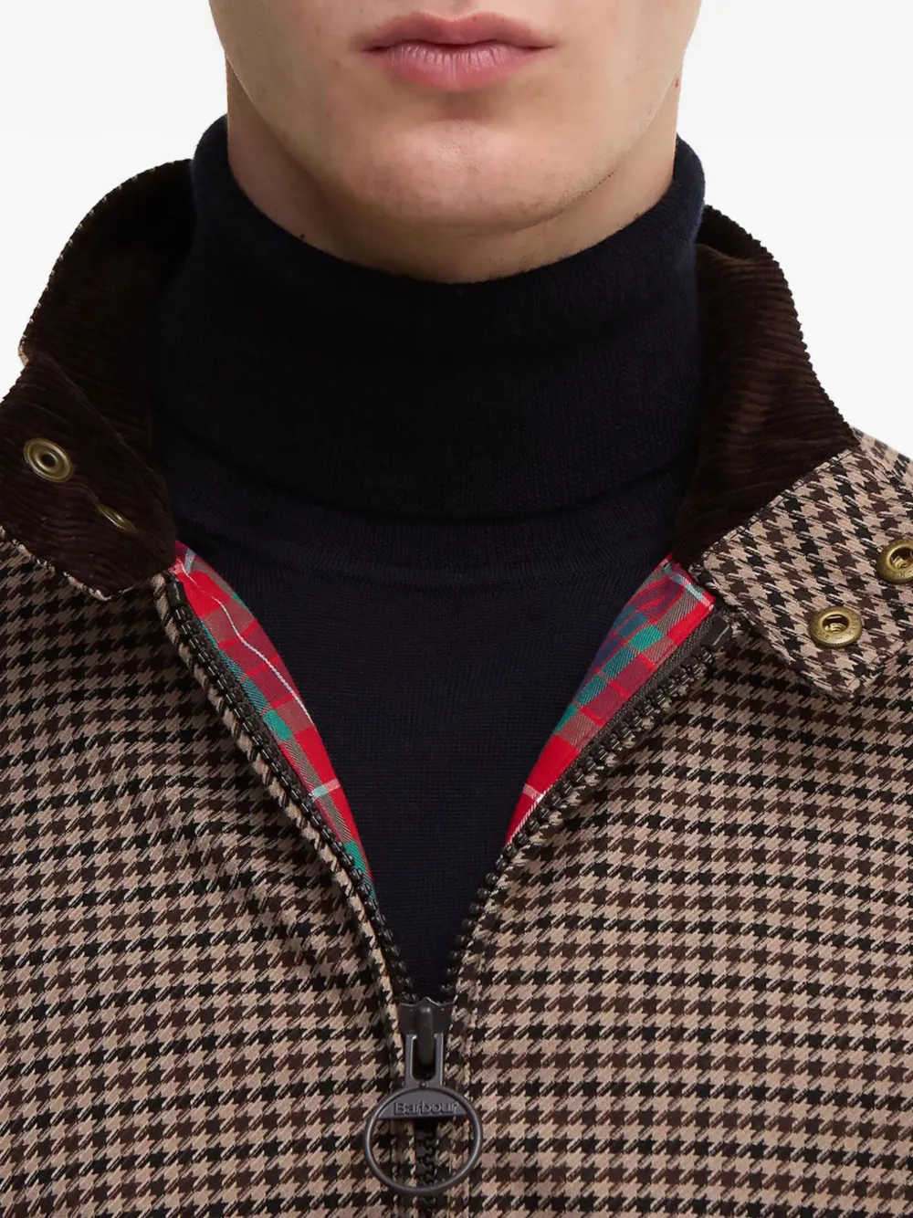 Baracuta x Barbour Porton Waxed waterproof jacket Bruin