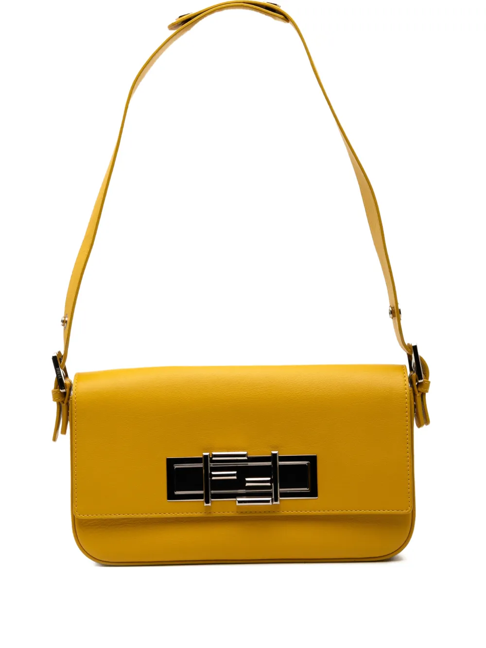 Fendi Pre-Owned 2000-2010 Leather 3Baguette shoulder bag | Yellow | Image 1