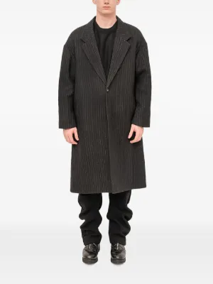 Ziggy Chen Asymmetric Design Coat | ブラック | FARFETCH JP