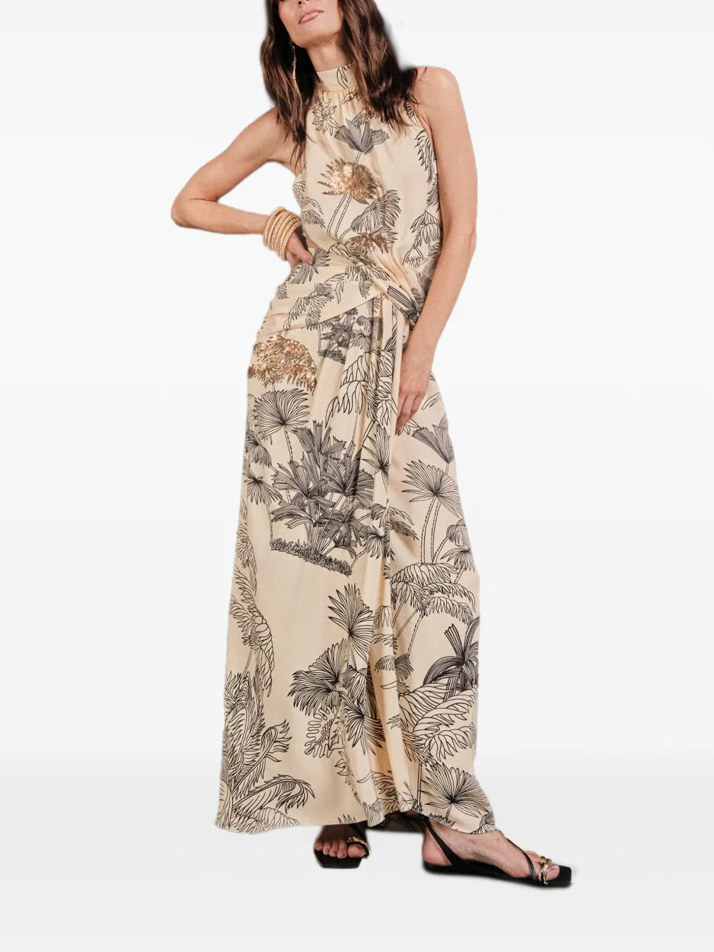 Johanna Ortiz Excepcionalidad dress - Beige