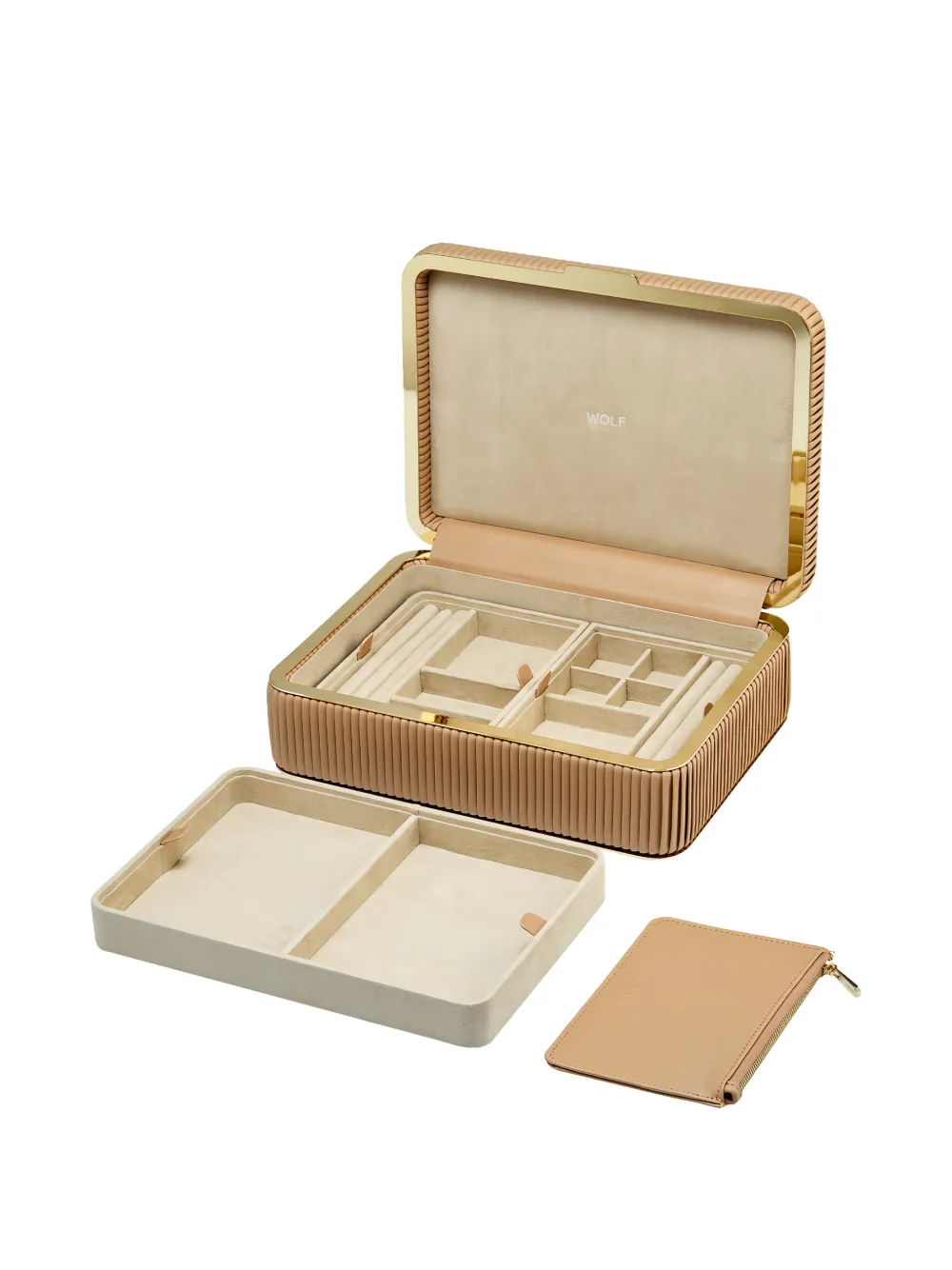 WOLF MEDIUM BELLA JEWELLERY BOX (11CM X 20CM)
