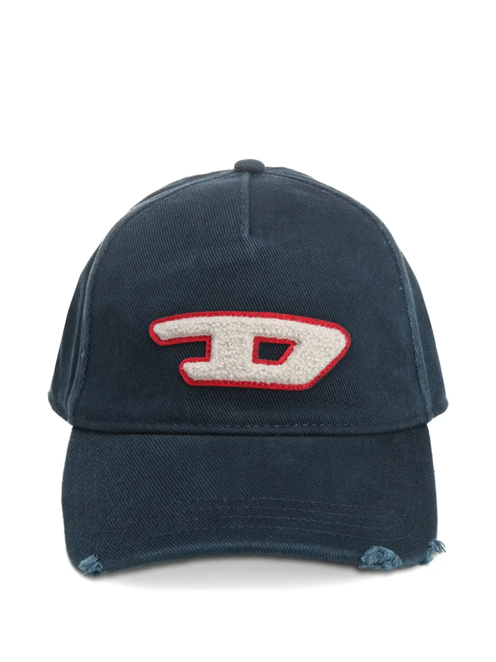  Diesel Logo-patch Baseball Cap - Blue 