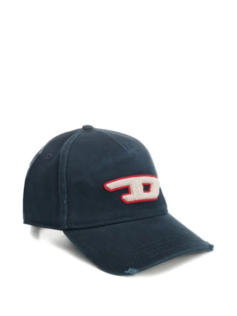 Diesel logo-patch baseball cap