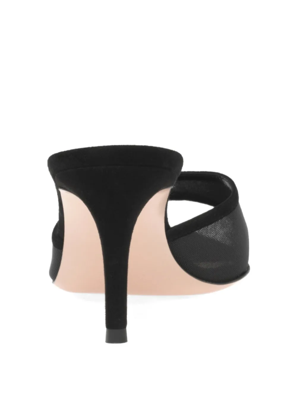 Gianvito Rossi 70mm Dorotea Pointed-toe Heeled Mules In Black