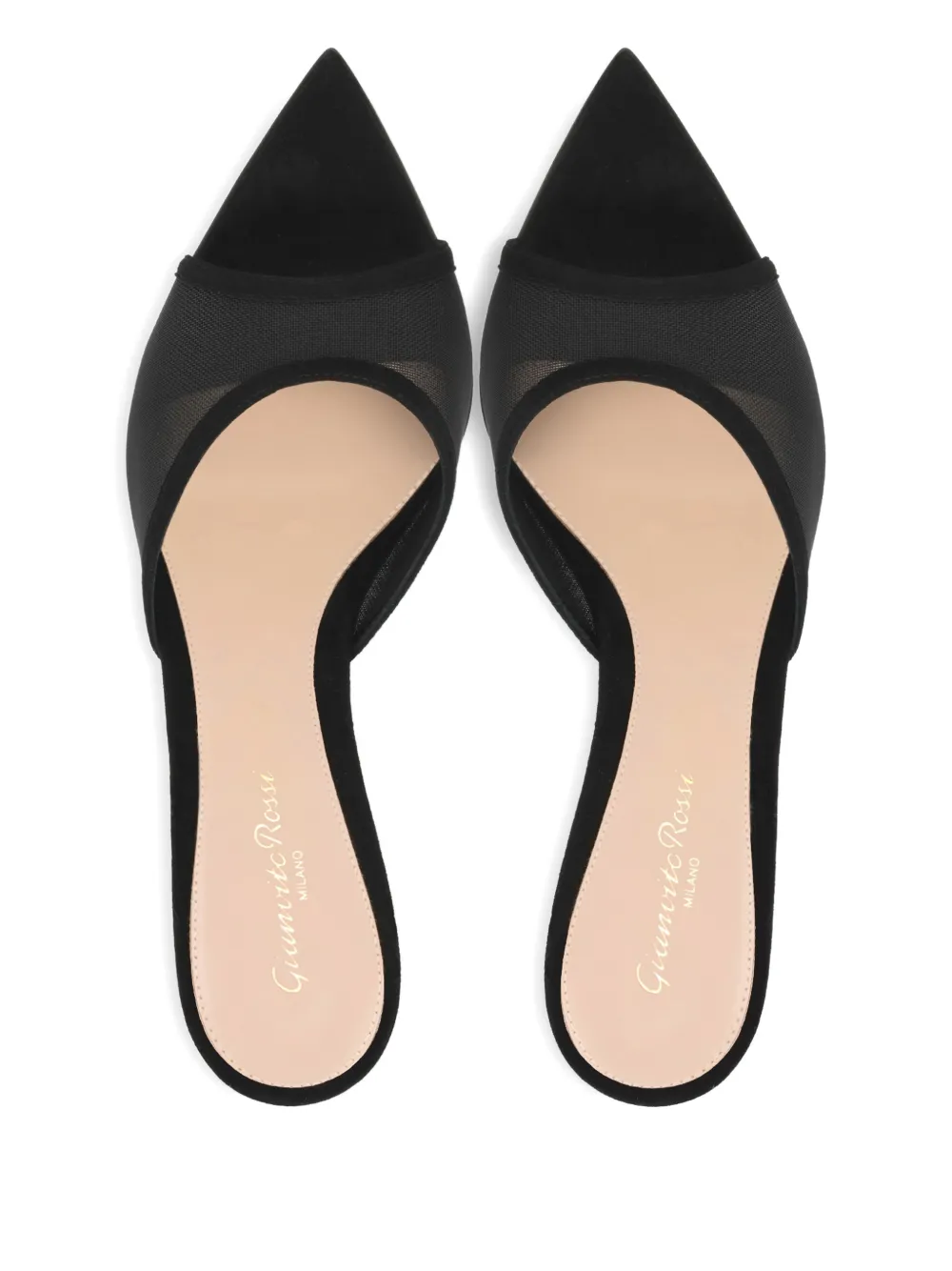 Gianvito Rossi 70mm Dorotea Pointed-toe Heeled Mules In Black