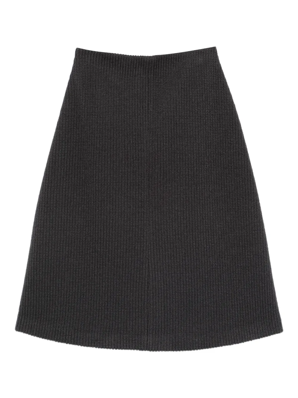 Tela Midi-rok met opgestikte zak - Grijs