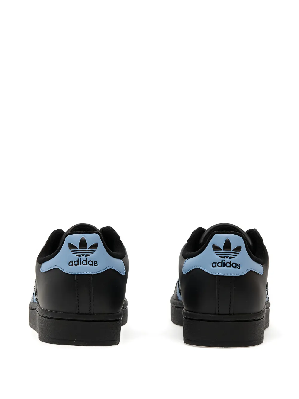 adidas Superstar II leren sneakers Zwart