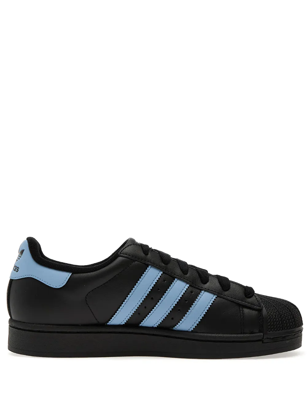 adidas Superstar II leren sneakers Zwart