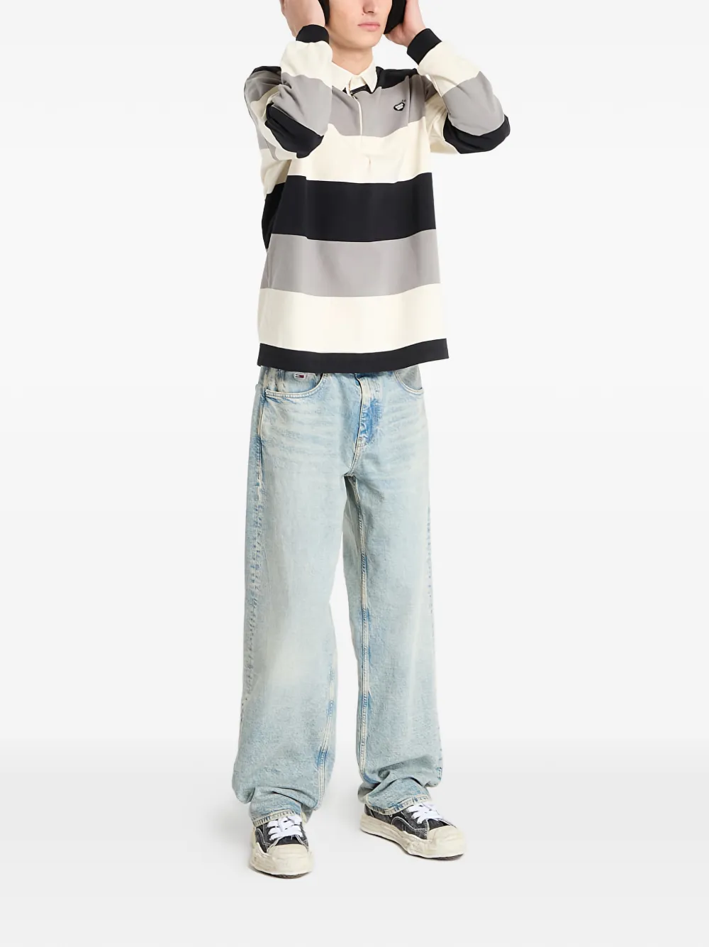 Human Made Logo-embroidered Polo Shirt In Multi