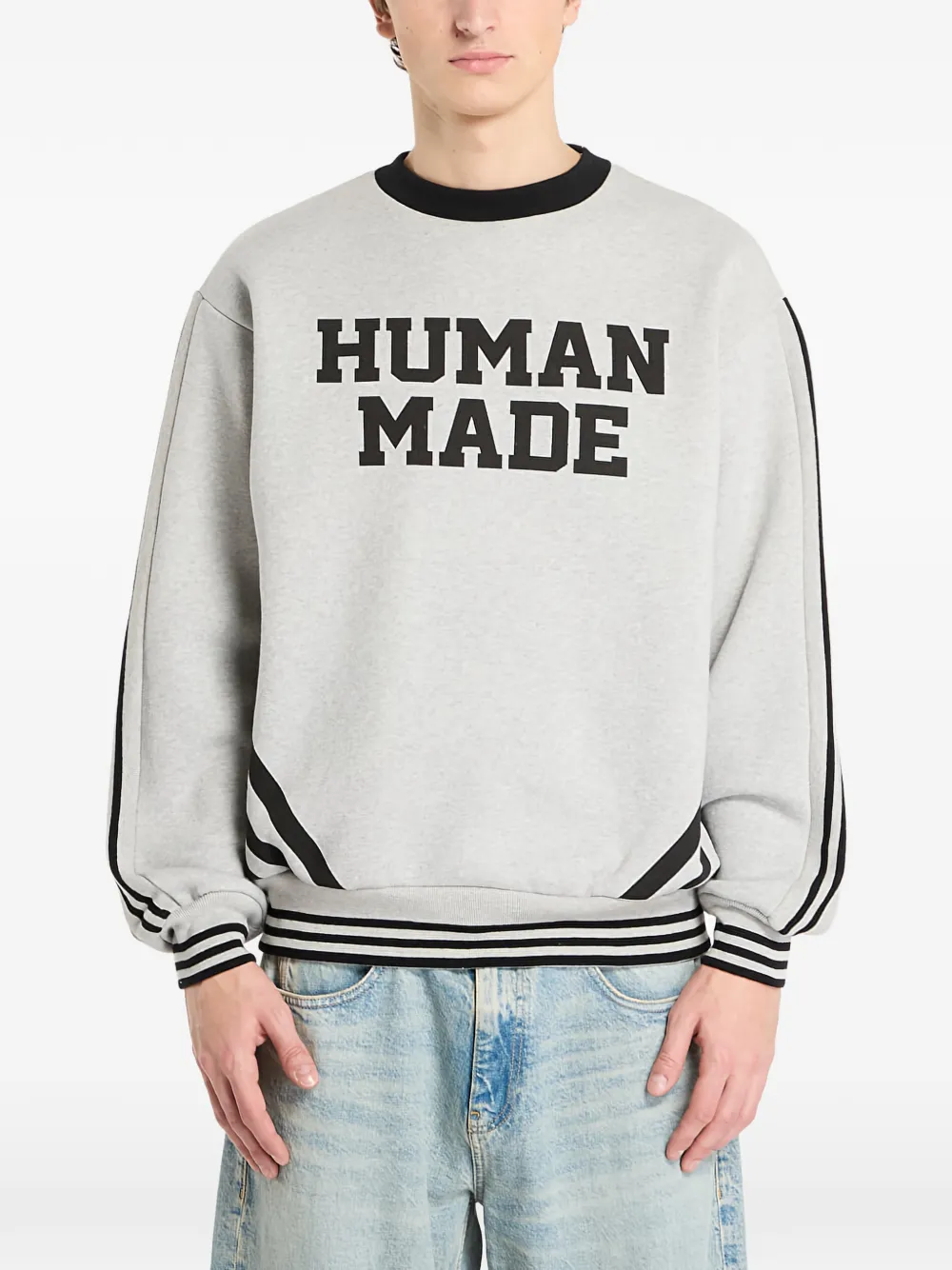 Human Made elbow-patch sweatshirt | Grey | Image 1