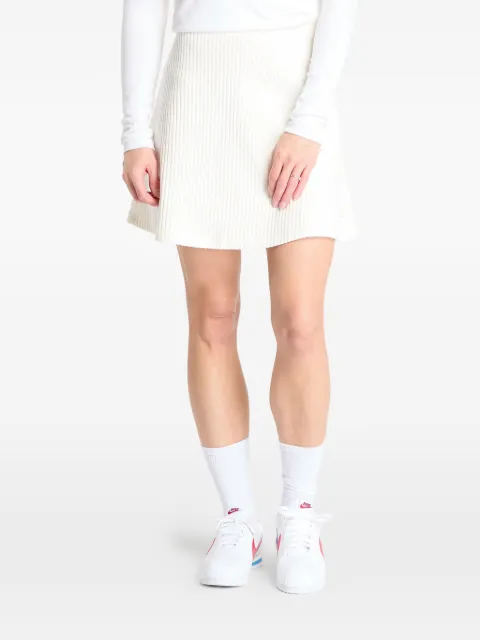 Nike ribbed-knit mini skirt