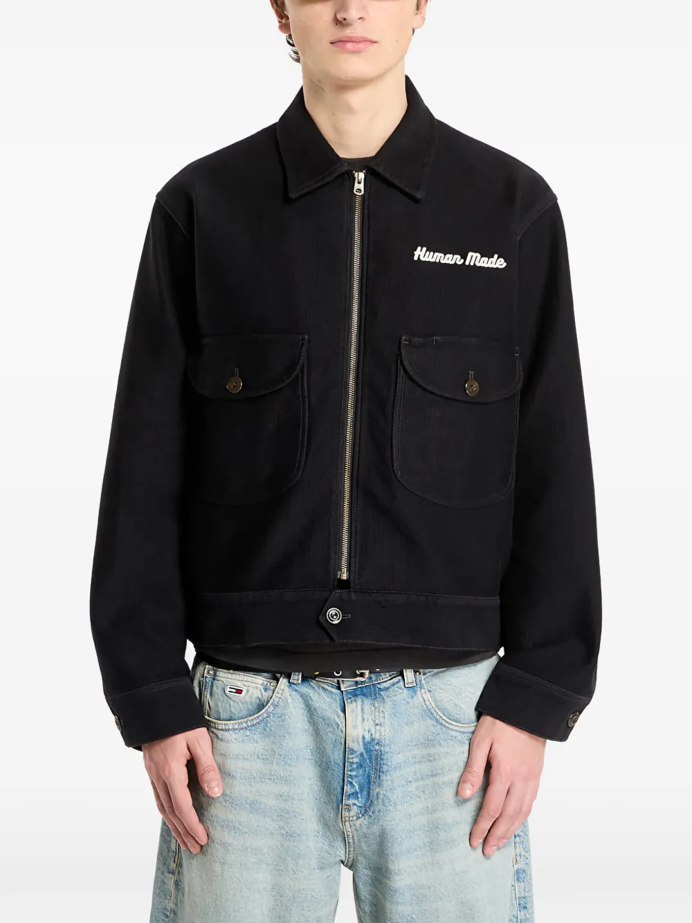 Human Made zip-up jacket | Black | Image 1