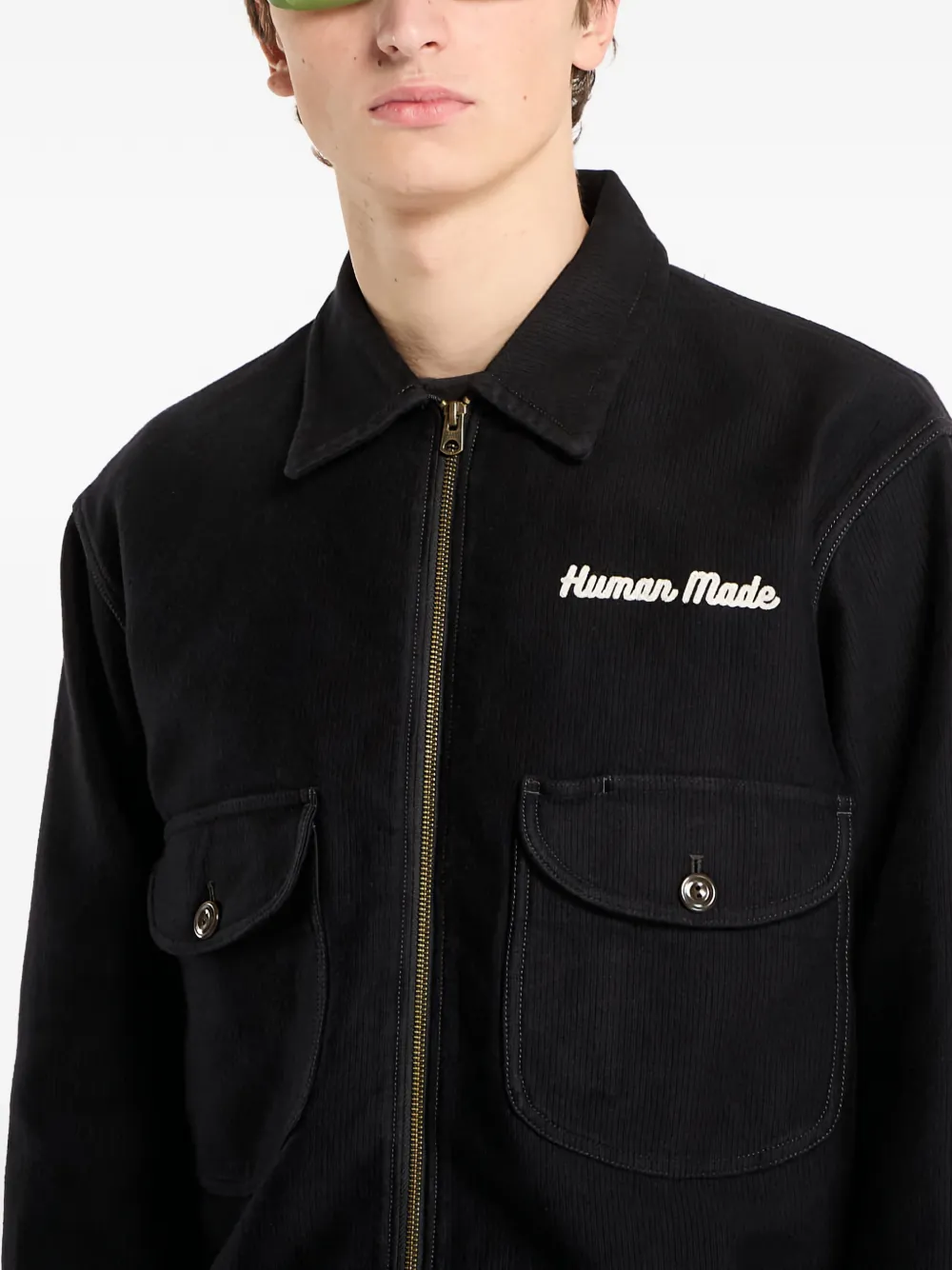 Human Made Zip-up Jacket In Black