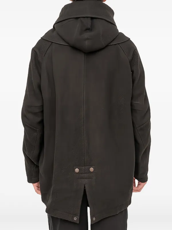 Devoa Hooded Pocketed Parka | Grey | FARFETCH KW