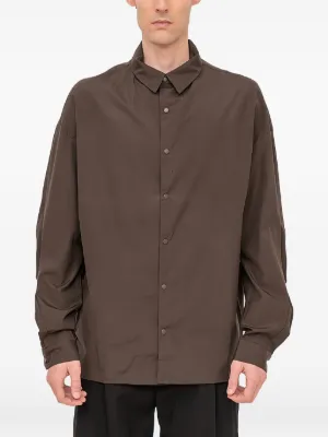 A BATHING APE® コーデュロイ シャツ | ブラウン | FARFETCH JP