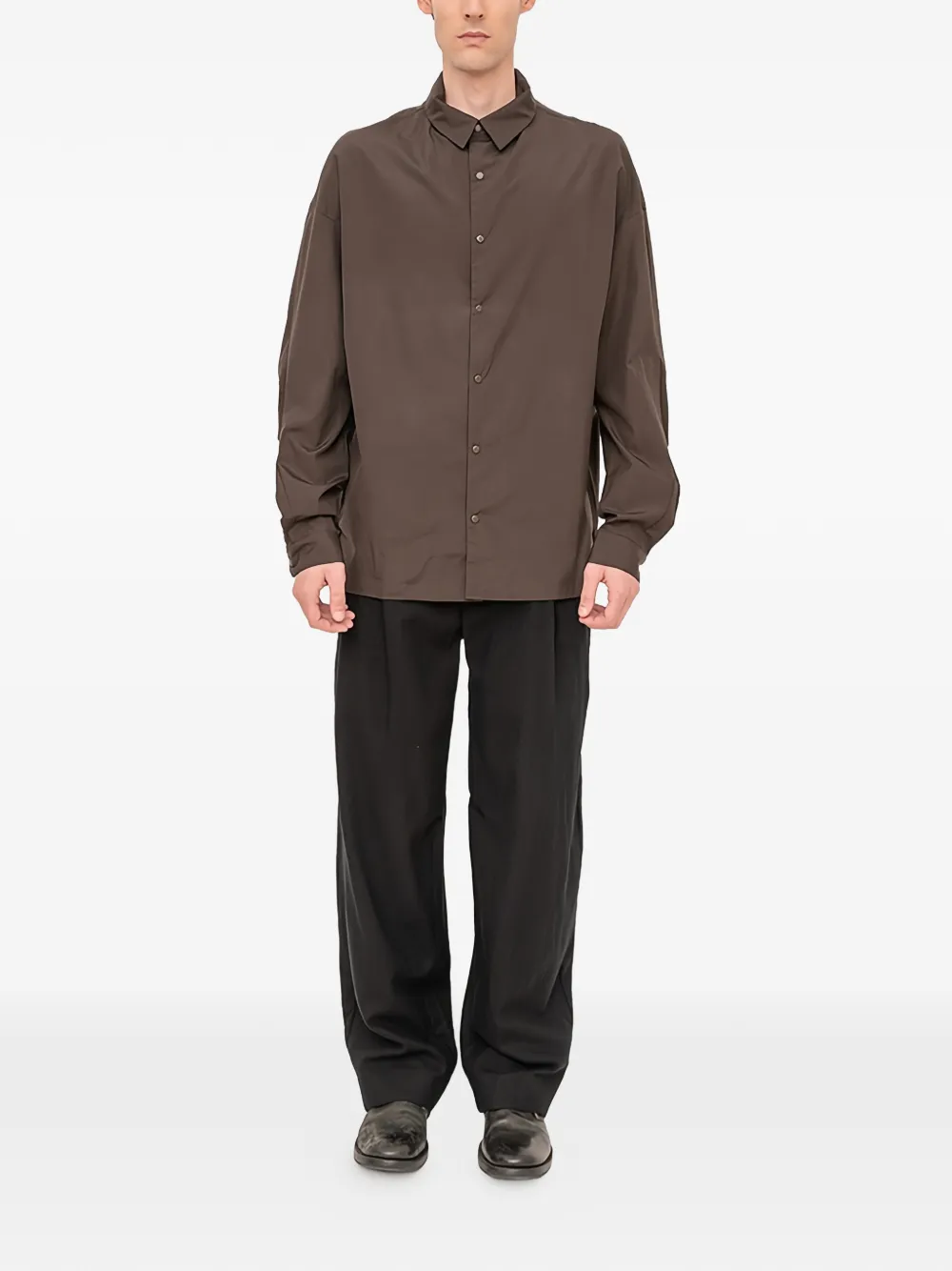 Devoa buttoned shirt - Bruin