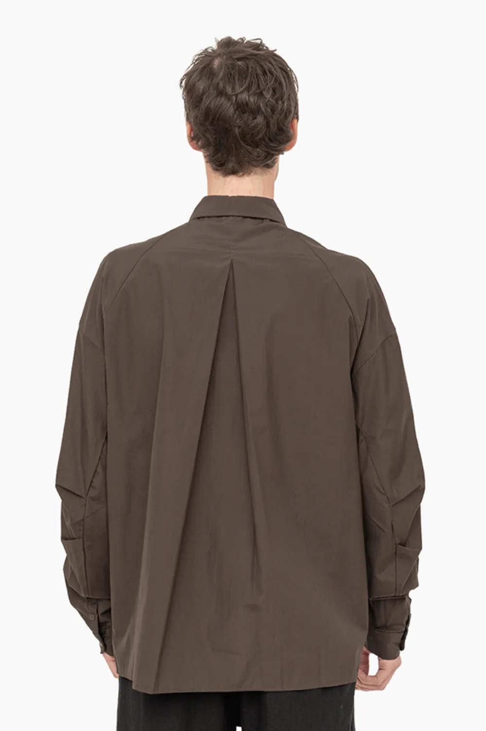 Devoa Buttoned Shirt In Brown