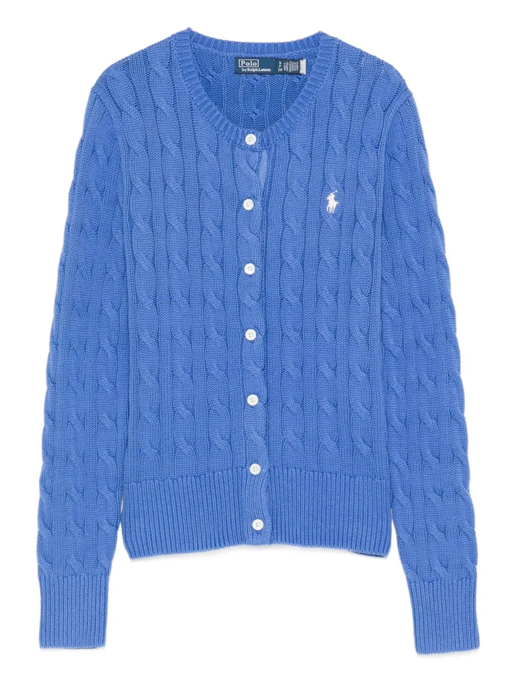 Polo Ralph Lauren cable-knit buttoned cardigan - Blu