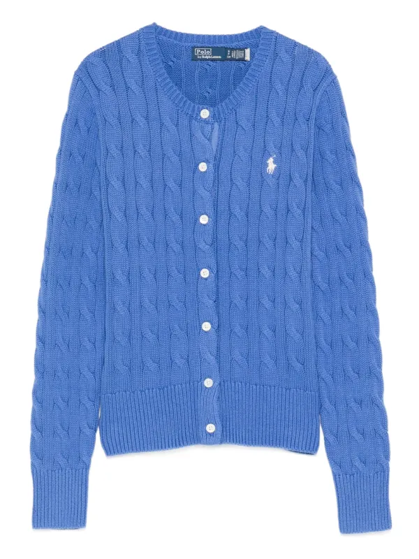 Polo Ralph Lauren Cardigan De Tricô Com Botões | Azul | FARFETCH BR