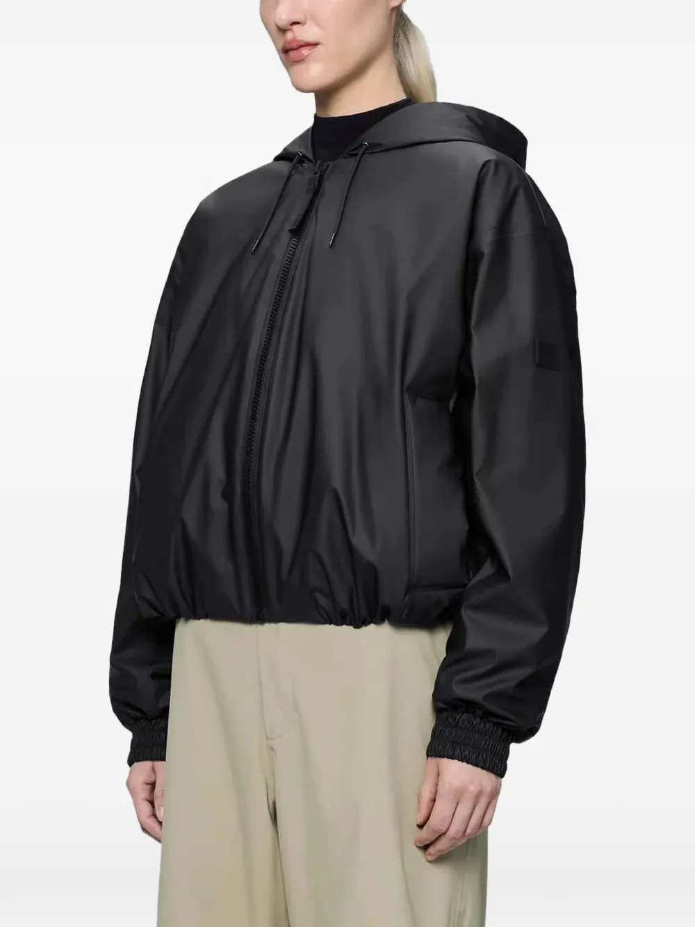 Rains Jack met capuchon Zwart