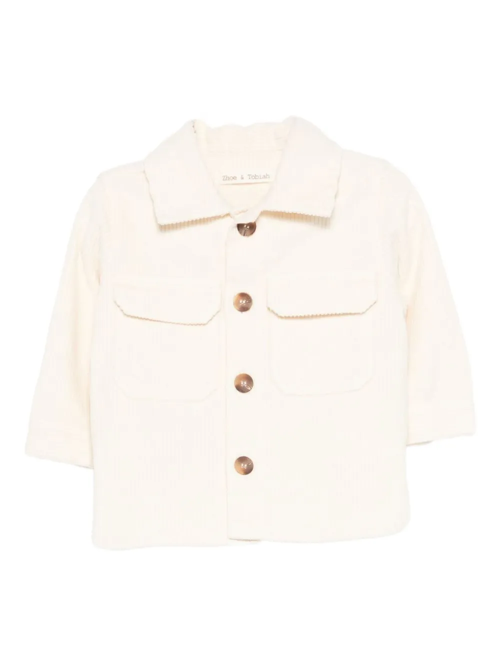 Zhoe & Tobiah pocket corduroy shirt - Nude