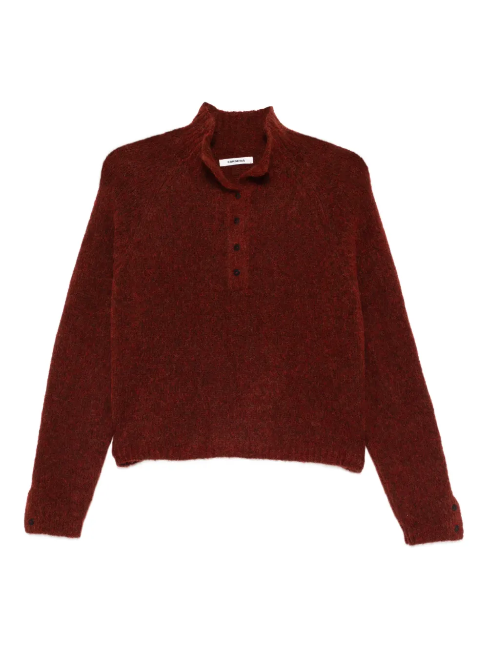 Cordera button-up sweater | Red | Image 1