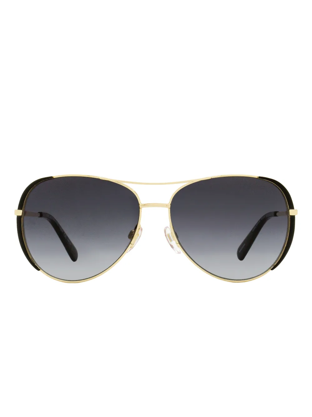 Marc Jacobs Arching Browline Sunglasses In Gold