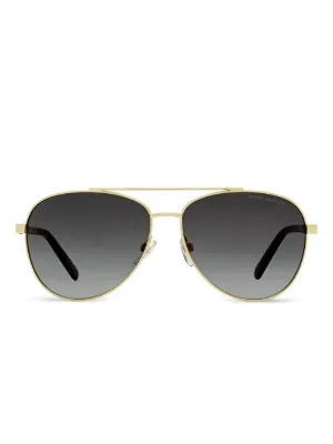Jimmy Choo Eyewear Jimena サングラス | ゴールドトーン | FARFETCH JP