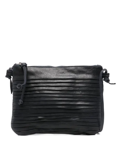 SOMMET pleated zip cross body bag