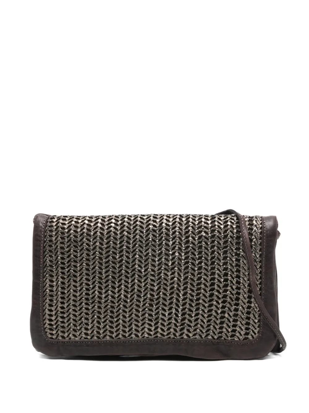 SOMMET  Soffiettatwitter woven bag | Brown | Image 1