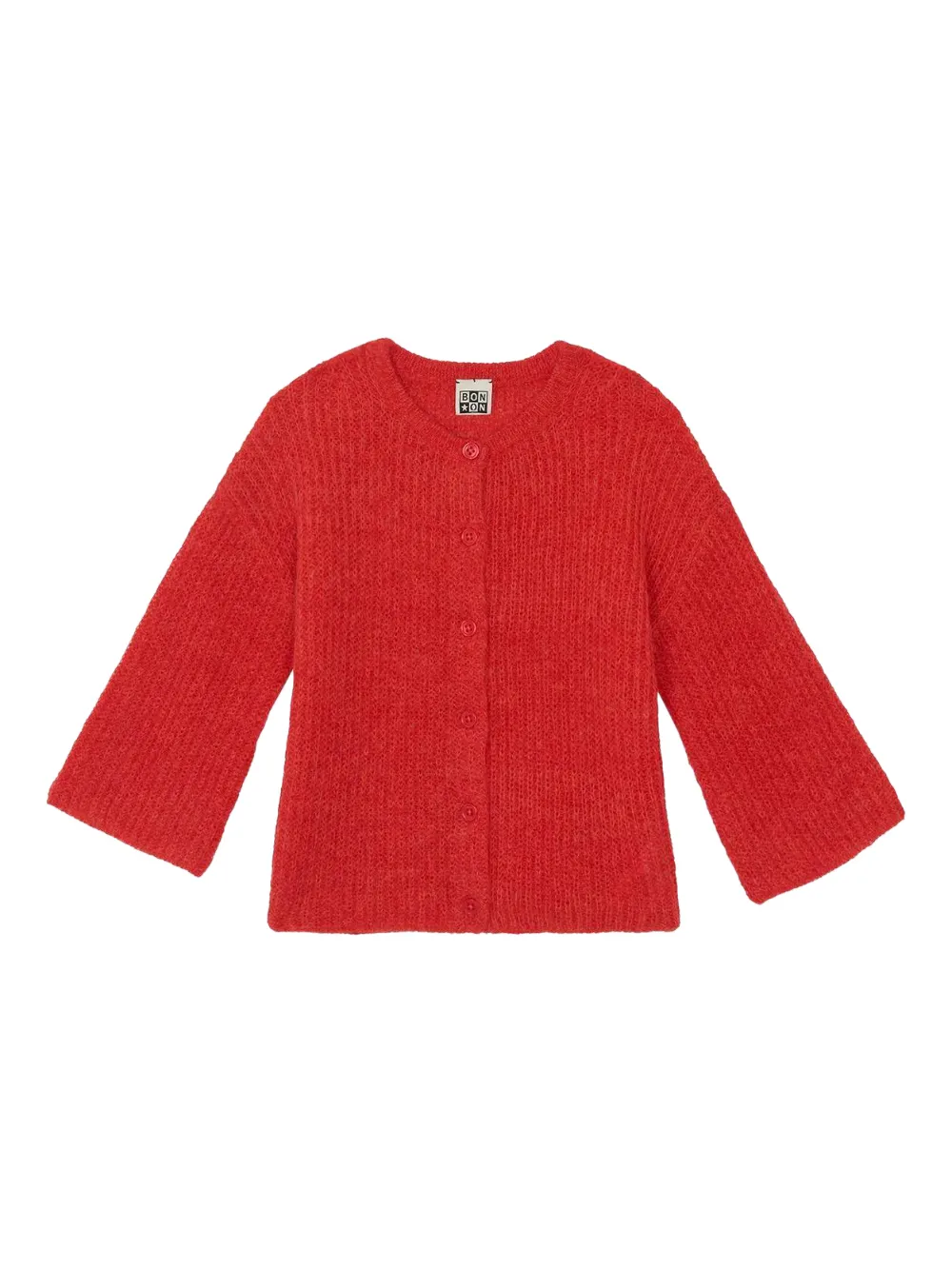 Bonton button cardigan | Red | Image 1