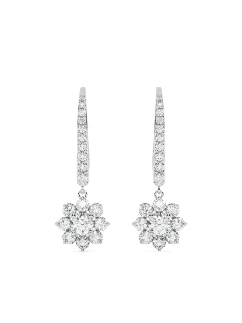 Tilla 14kt white gold dangling earrings