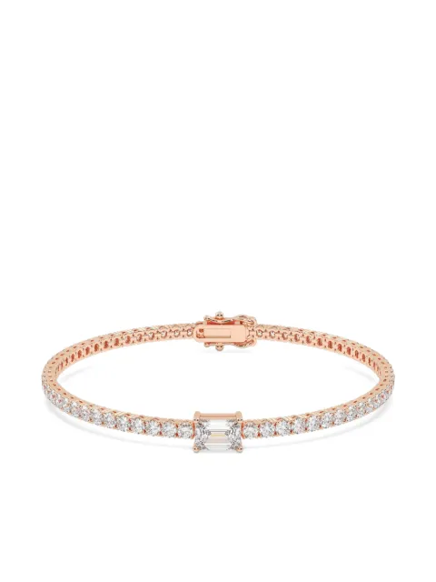 Tilla 14kt rose gold tennis bracelet