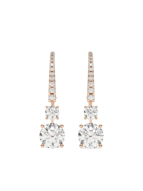 Tilla 14K rose gold dangling earrings