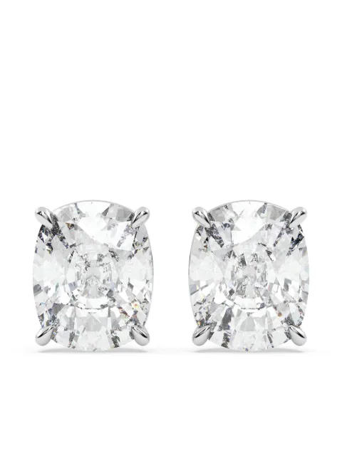 Tilla 14K white gold lab grown diamond cluster earrings