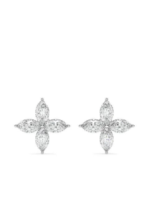Tilla 14kt marquise-cut earrings