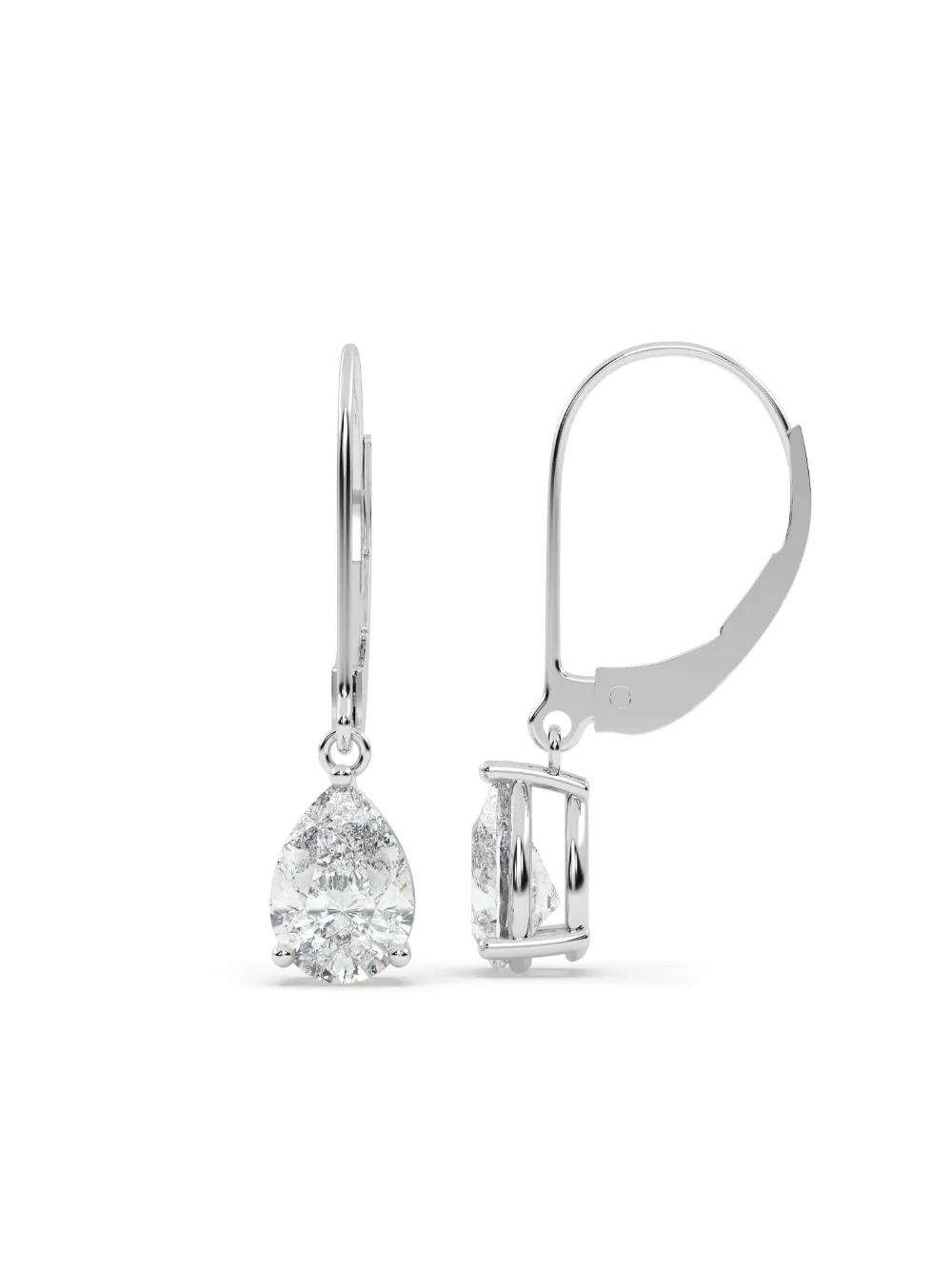 Tilla 14kt Lever-back Earrings In Metallic