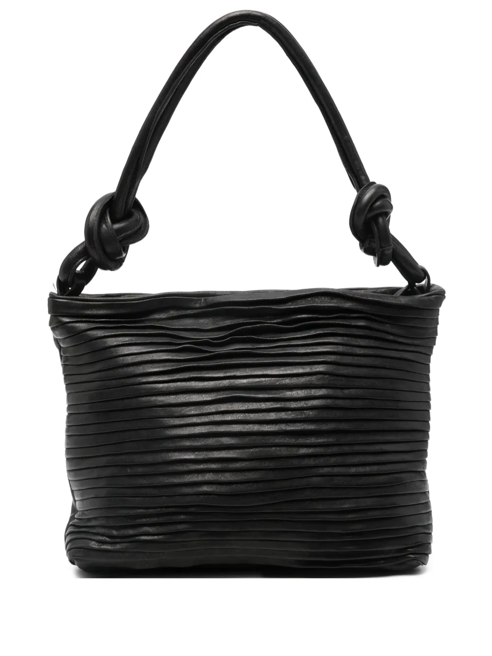 SOMMET medium Aisha knotted-handle shoulder bag | Black | Image 1