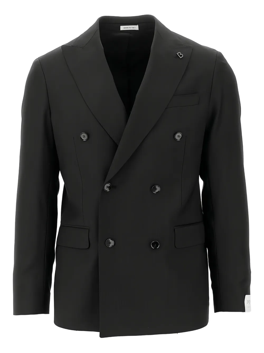 BRERAS MILANO double-breasted dinner jacket - Nero