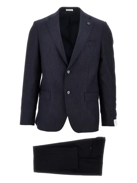 BRERAS MILANO pinstripe single-breasted suit