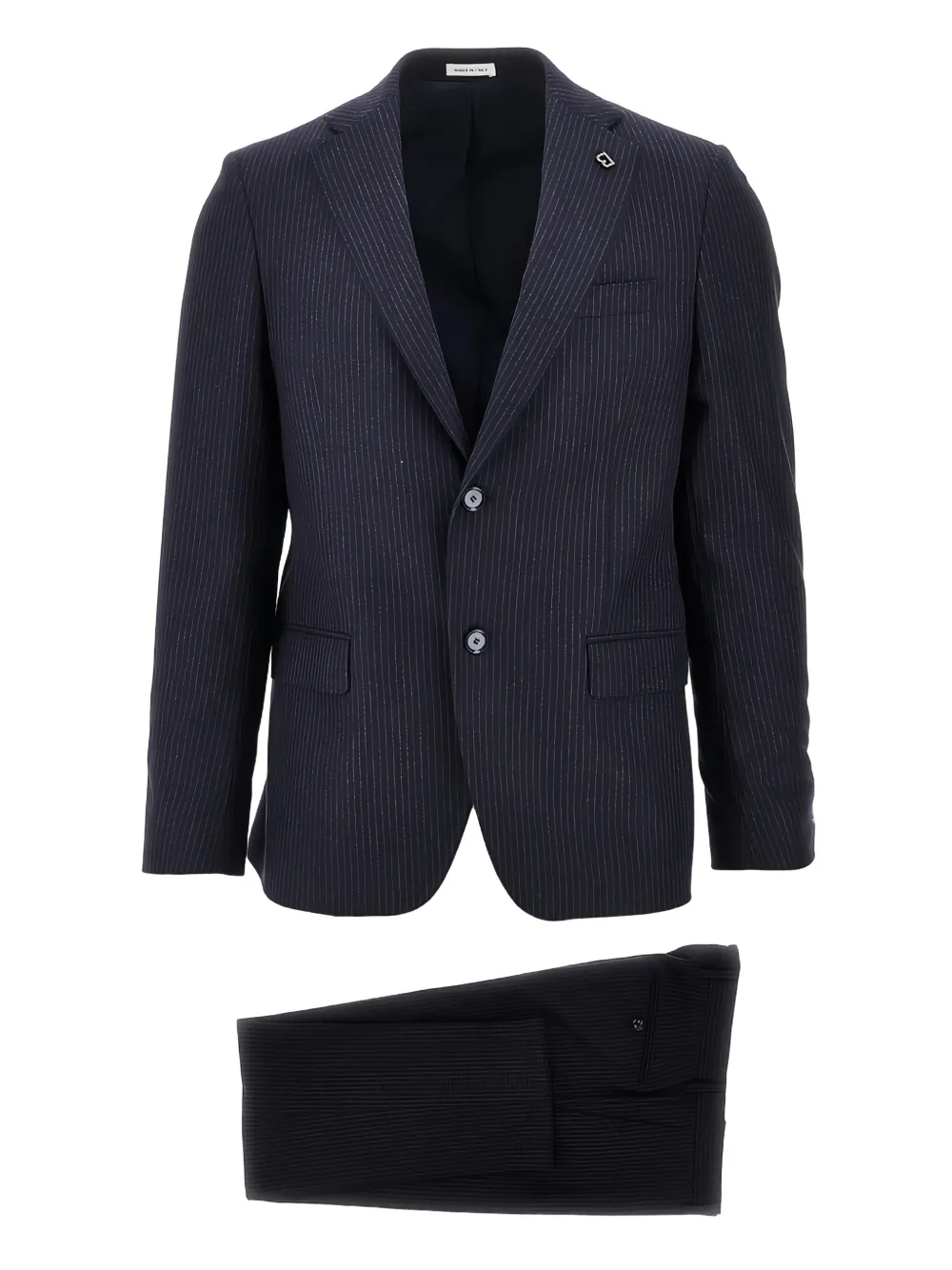 BRERAS MILANO pinstripe single-breasted suit - Blu