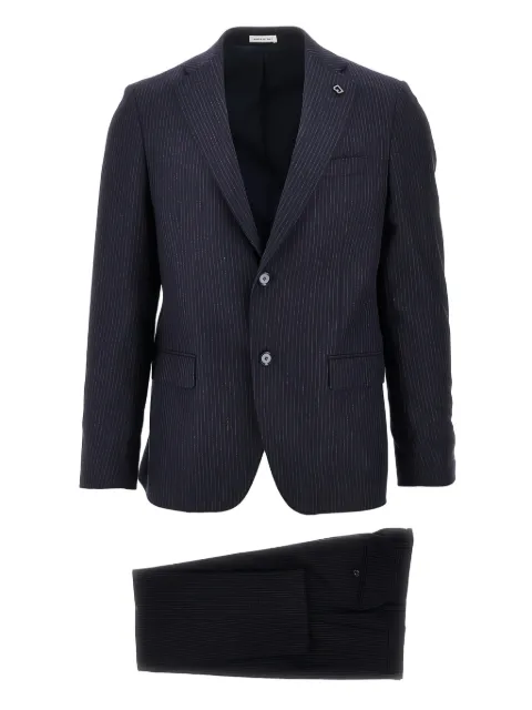 BRERAS MILANO pinstripe single-breasted suit
