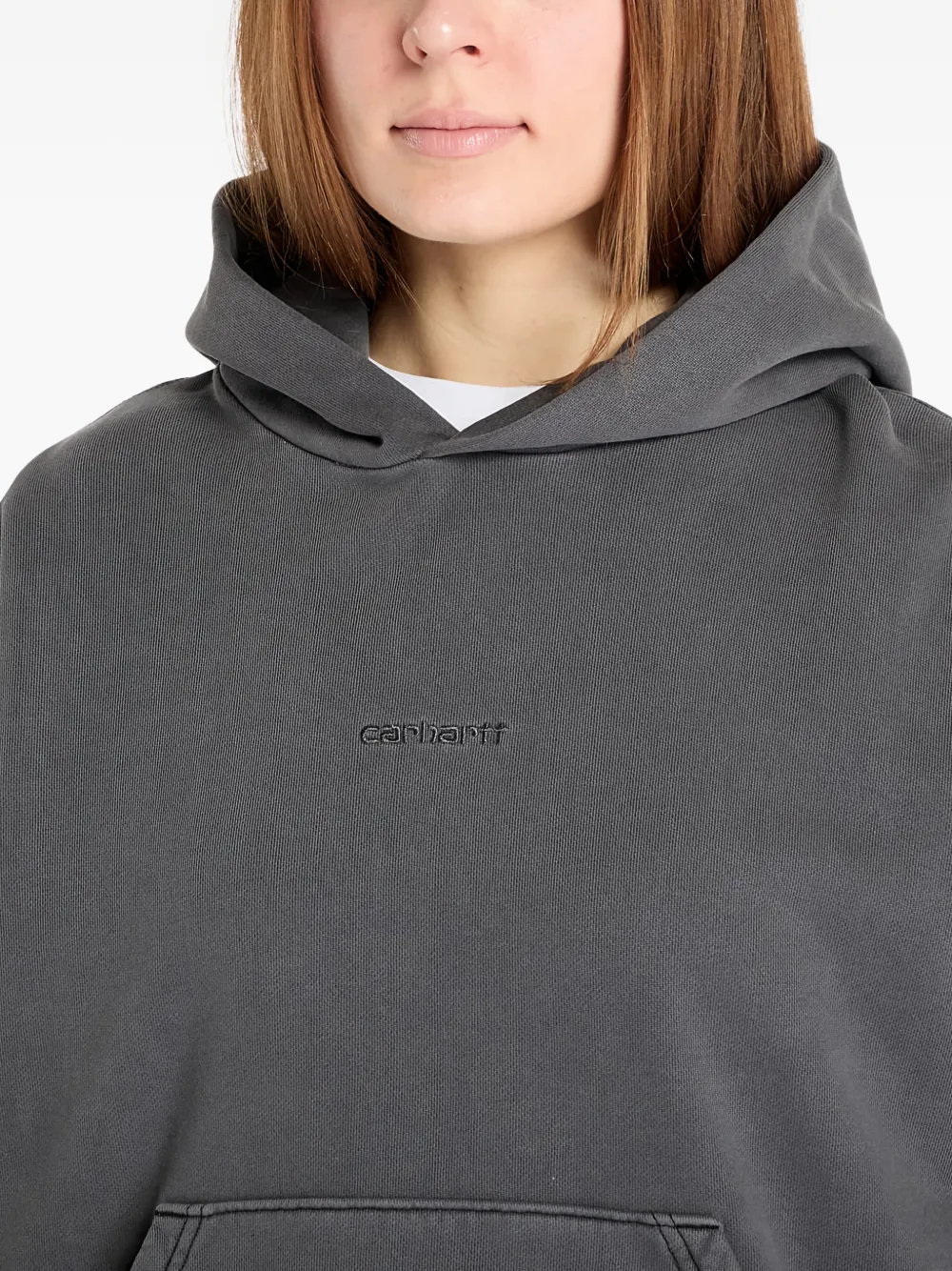 Carhartt Wip W' Hooded Benton Sweat In Gray