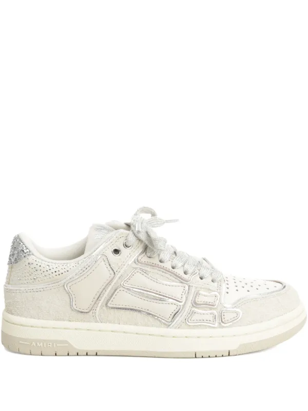 AMIRI Skel glitter-detail Sneakers | Neutrals | FARFETCH